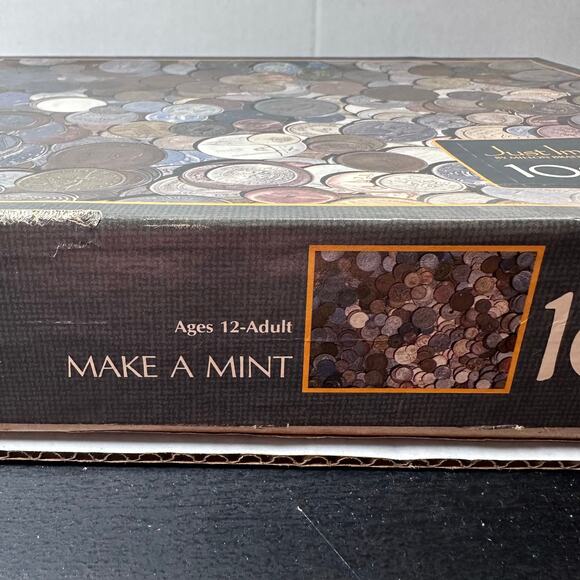 Vintage 1985 milton bradley “make a mint” 1000 pcs jigsaw puzzle - Picture 4 of 7